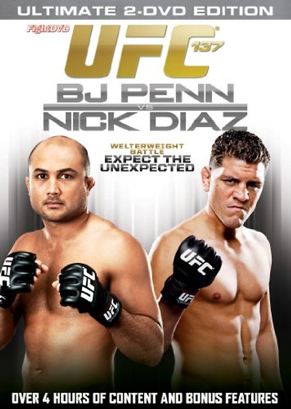 UFC 137 - BJ Penn vs. Nick Diaz [2 DVDs, Ultimate Edition, UK Import] DVD