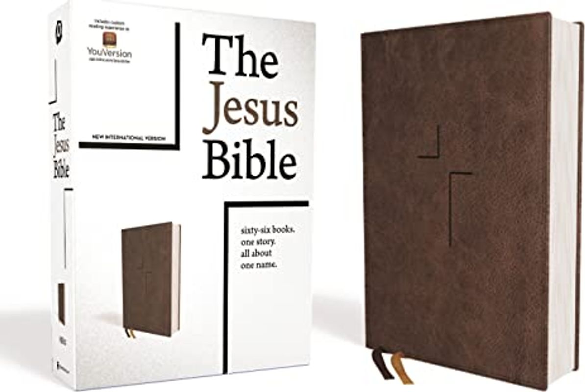 The Jesus Bible, NIV Edition, Leathersoft, Brown, Comfort Print: The Jesus Bible, New International Version, Brown, Leathersoft, Comfort Print