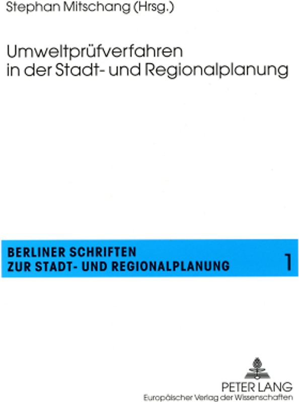 Umweltprüfverfahren in der Stadt- und Regionalplanung