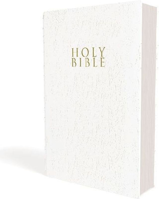 Niv, Gift and Award Bible, Leather-Look, White, Red Letter Edition, Comfort Print