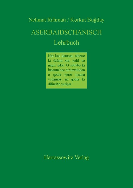 Aserbaidschanisch Lehrbuch