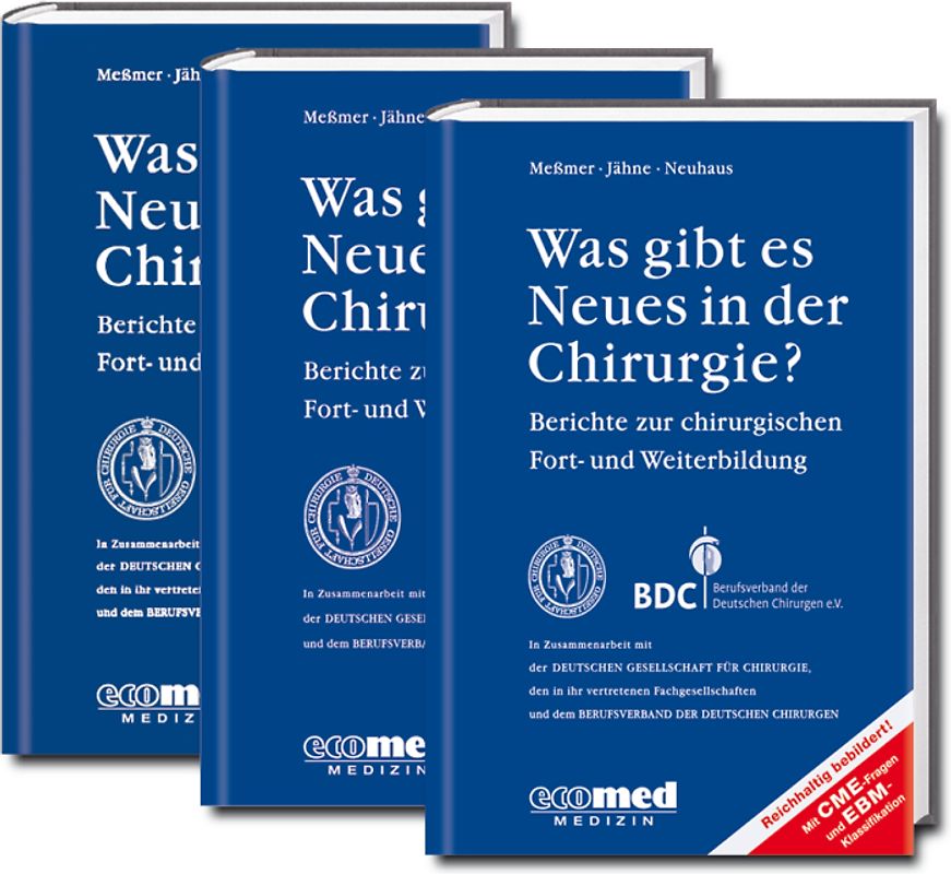 Was gibt es Neues in der Chirurgie? Jahresbände 2009, 2010, 2011