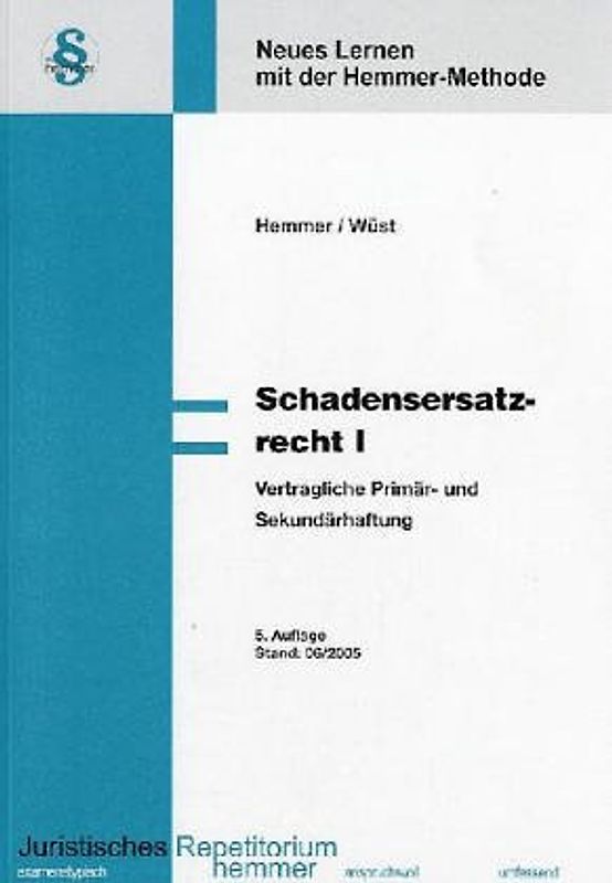 Schadensersatzrecht I