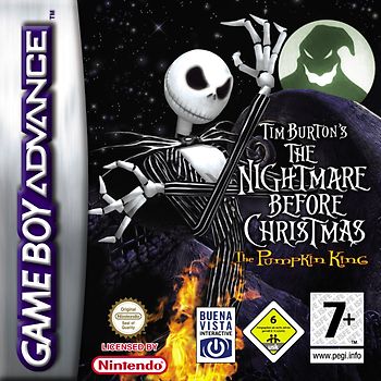 Nightmare before Christmas Der Kürbiskönig Nintendo Game Boy Advance
