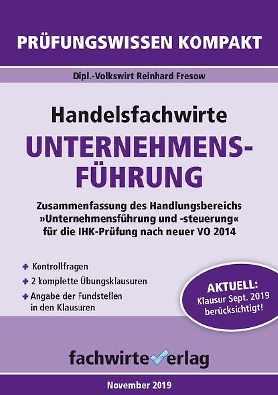 Handelsfachwirte: Unternehmensführung