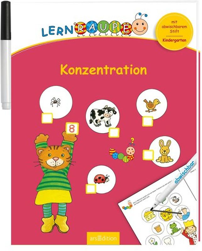 Lernraupe - Konzentration