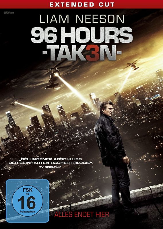 96 Hours - Taken 3 DVD