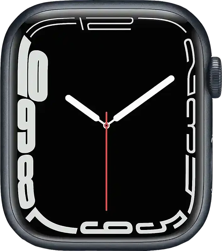 Apple Watch Series 7 45 mm Boîtier aluminium minuit [Wi-Fi]