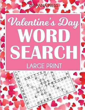 Valentine's Day Word Search Large Print