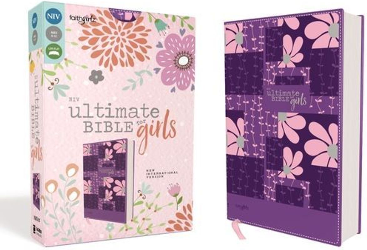 Niv, Ultimate Bible for Girls, Faithgirlz Edition, Leathersoft, Purple