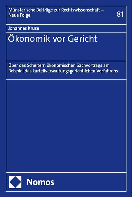 Ökonomik vor Gericht