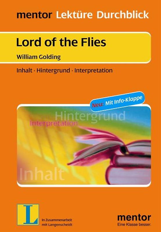 William Golding: Lord of the Flies. Herr der Fliegen - Buch mit Infoklappe. Inhalt - Hintergrund - Interpretation