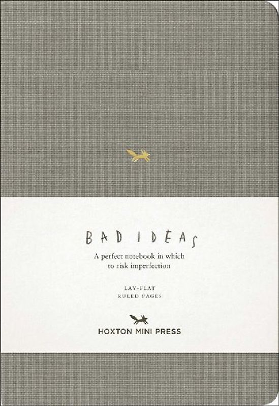 A Notebook for Bad Ideas (Grey/Lined)