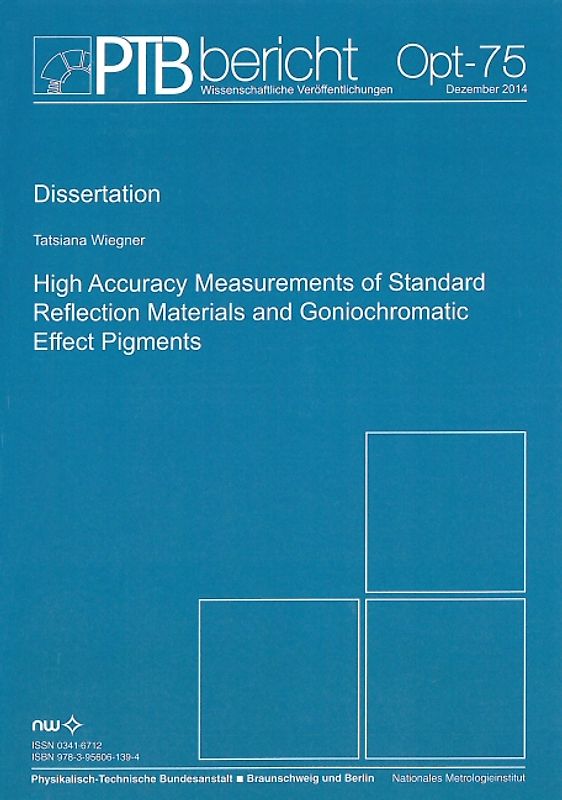 High Accuracy Measurements of Standard Reflection Materials and Goniochromatic Effect Pigments