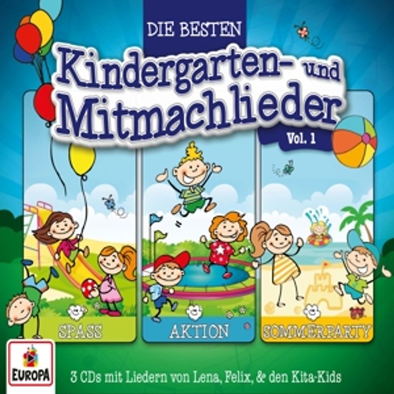Lena,Felix & die Kita-Kids - 01/3er Box [Die besten Kindergarten-& Mitmachlied [3 CDs]