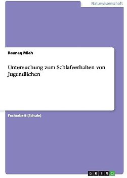 Untersuchung zum Schlafverhalten von Jugendlichen
