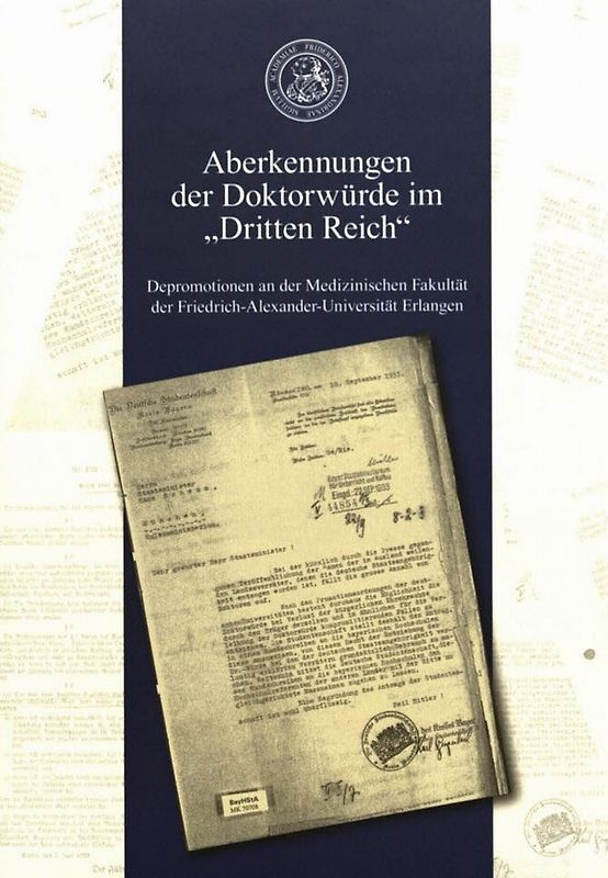 Aberkennungen der Doktorwürde im "Dritten Reich"