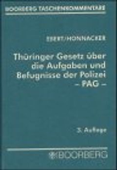 Thüringer Gesetz über die Aufgaben und Befugnisse der Polizei - PAG