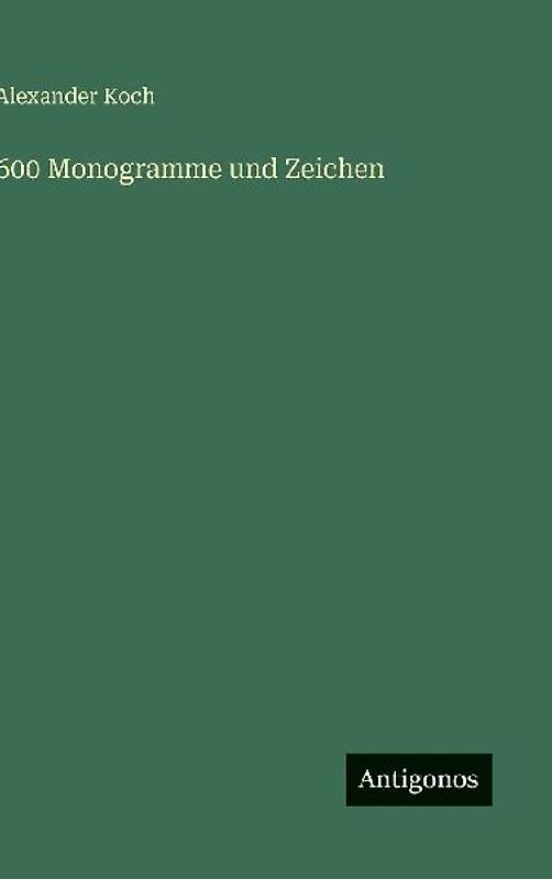 600 Monogramme und Zeichen
