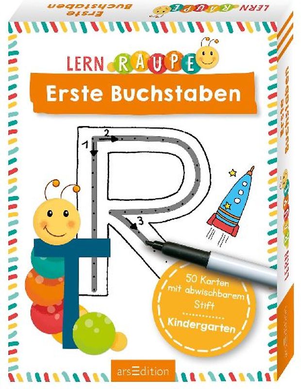Lernraupe - Erste Buchstaben
