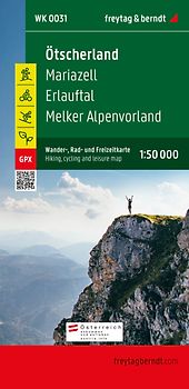 freytag & berndt Wanderkarte WK 0031 Ötscherland, Mariazell - Erlauftal - Melker Alpenvorland 1:50.000