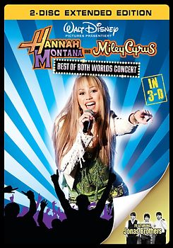 Hannah Montana/Miley Cyrus: Best of Both Worlds Concert (Extended Edition in 3D, 2 DVDs) DVD