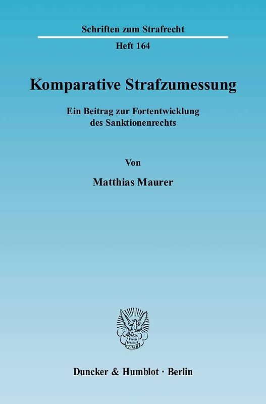 Komparative Strafzumessung.