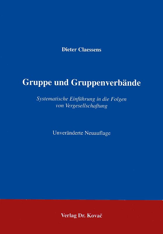 Gruppe und Gruppenverbände