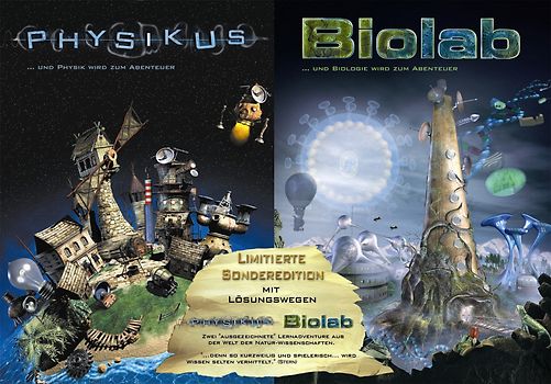 Physikus & Biolab [4 CDs, Limitierte Sonderausgabe, inkl. Lösungswegen] PC Spiele