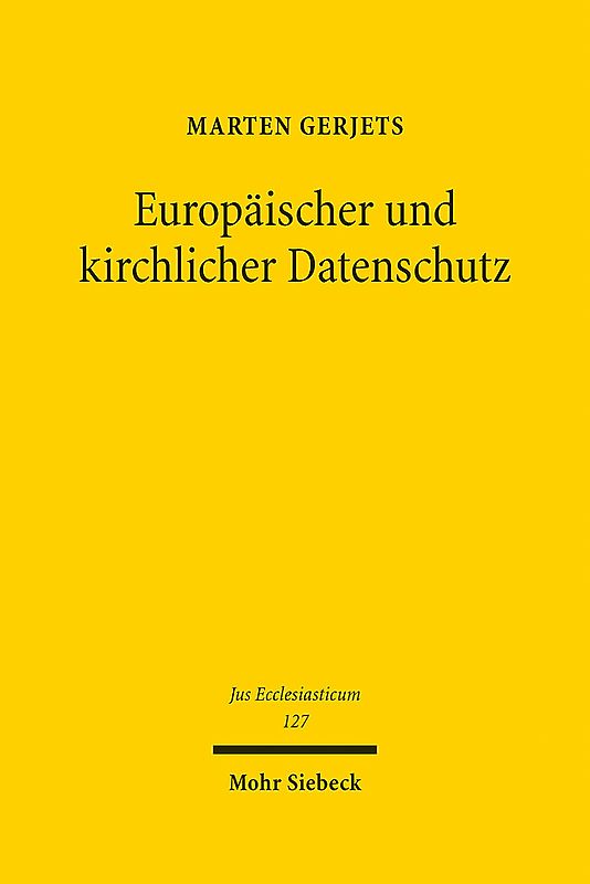 Europäischer und kirchlicher Datenschutz