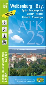 ATK25-I09 Weißenburg i.Bay. (Amtliche Topographische Karte 1:25000)