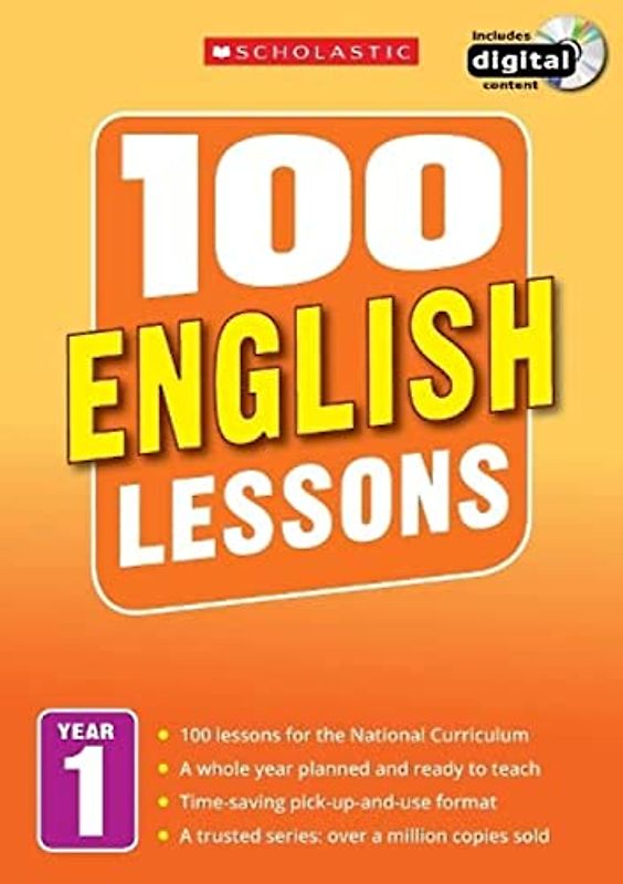 100 English Lessons for the National Curriculum for teaching ages 5-6 (Year 1). Includes short term planning and lessons for the whole year. (100 Lessons) (100 Lessons - New Curriculum)