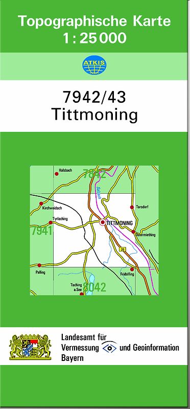 TK25 7942/43 Tittmoning