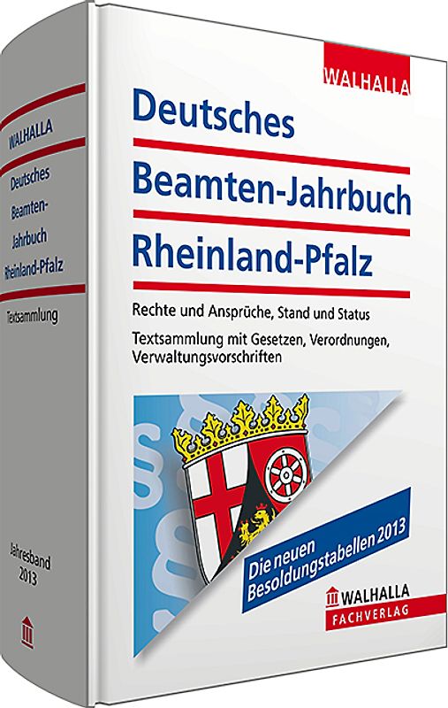 Deutsches Beamten-Jahrbuch Rheinland-Pfalz Taschenausgabe 2013