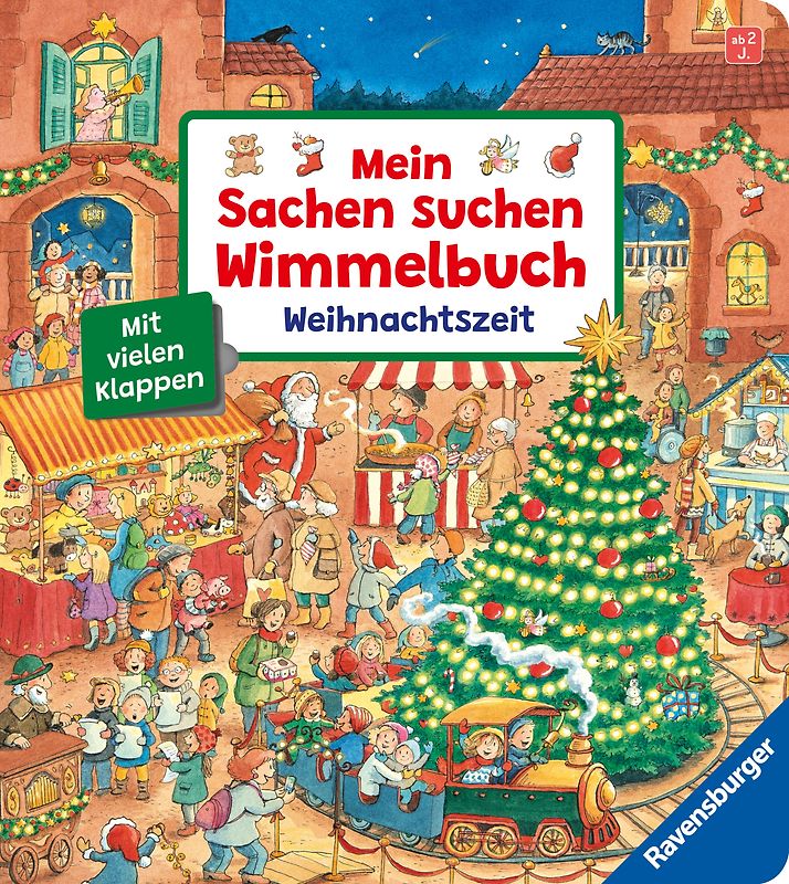 Mein Sachen suchen Wimmelbuch: Weihnachtszeit