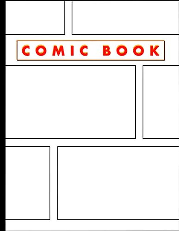 Krisp DRAW YOUR OWN COMIC BOOK for Kids and Adults - Blank Comics Storyboard Notebook