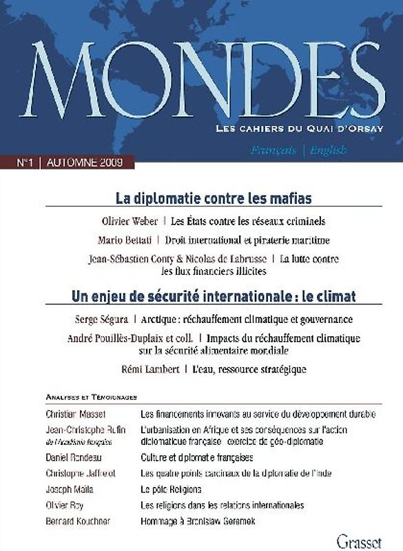 Mondes n°1 - Les cahiers du Quai d'Orsay