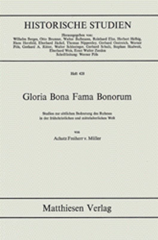 Gloria Bona Fama Bonorum