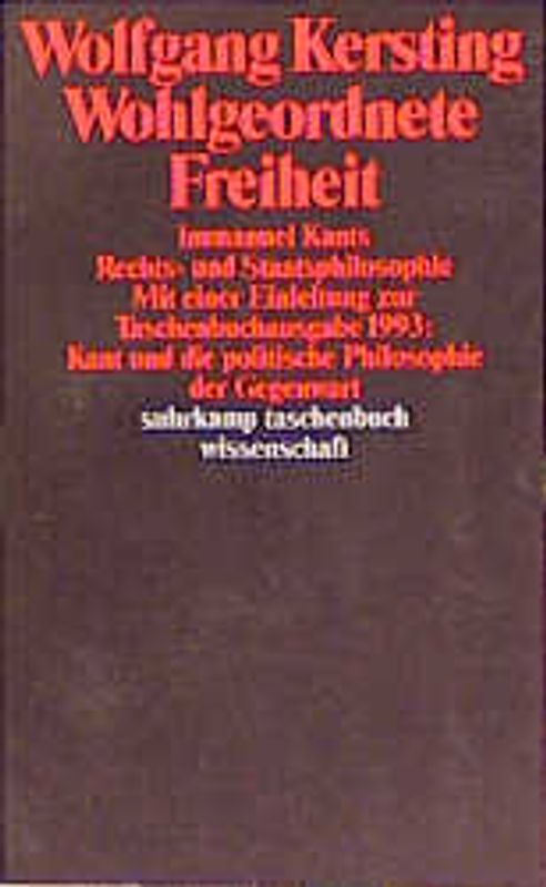 Wohlgeordnete Freiheit