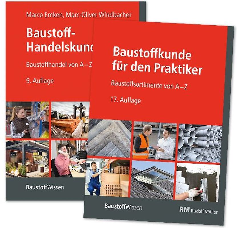 Buchpaket: Baustoffkunde für den Praktiker und Baustoff-Handelskunde