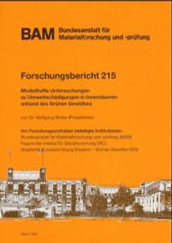 Modellhafte Untersuchungen zu Umweltschädigungen in Innenräumen anhand des Grünen Gewölbes