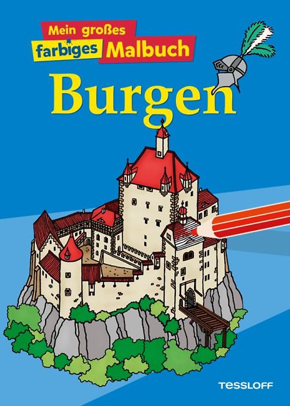 Mein großes farbiges Malbuch Burgen