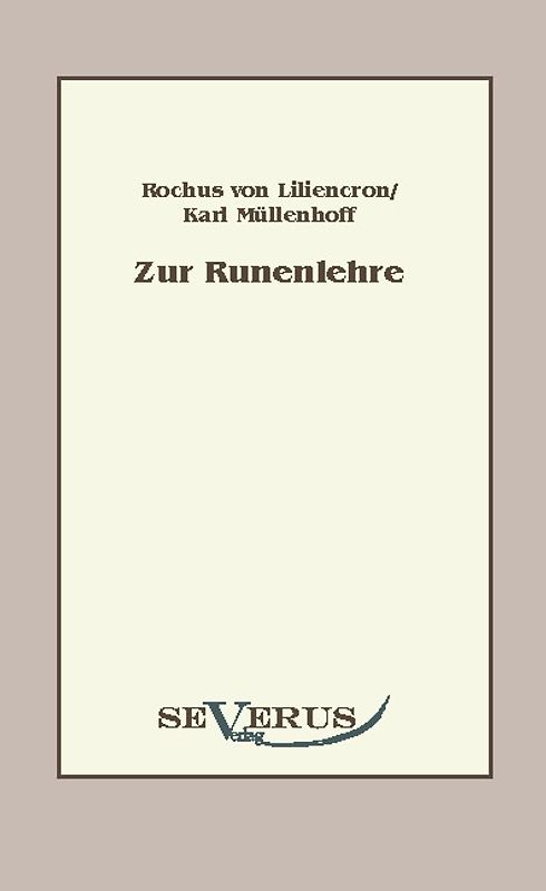 Zur Runenlehre
