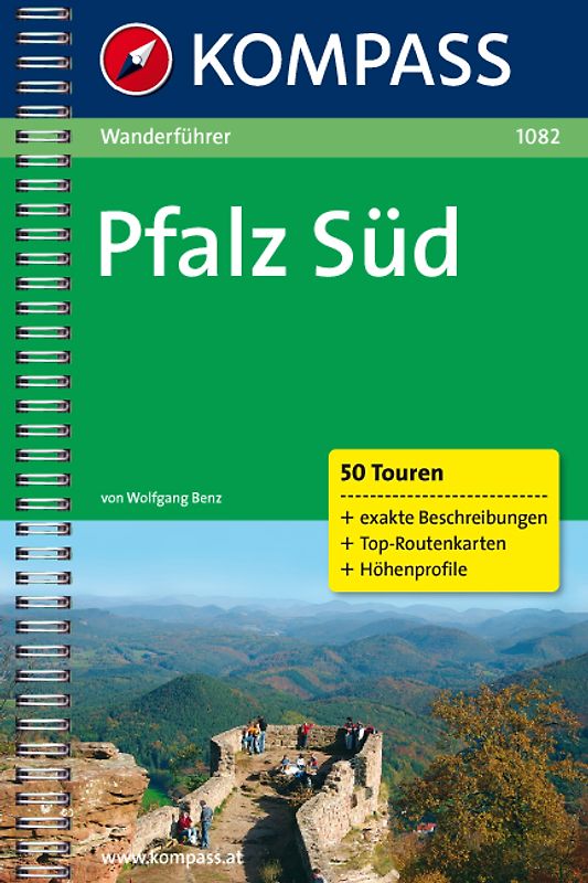 Pfalz Süd. Wanderführer mit 50 Touren mit Top-Routenkarten und Höhenprofilen