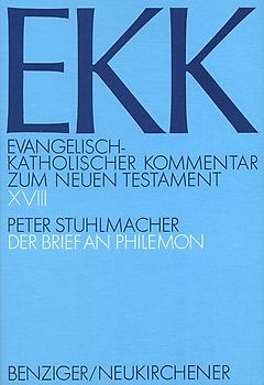 Evangelisch-Katholischer Kommentar zum Neuen Testament (EKK) / Der Brief an Philemon