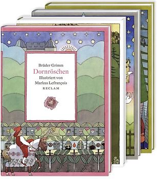 Vier illustrierte Märchenklassiker: Aschenputtel, Dornröschen, Hänsel und Gretel, Schneewittchen