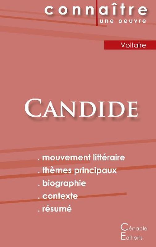 Fiche de lecture Candide de Voltaire (Analyse littéraire de référence et résumé complet)