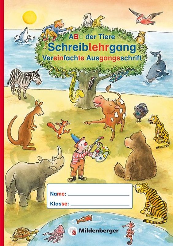ABC der Tiere – Schreiblehrgang VA in Sammelmappe