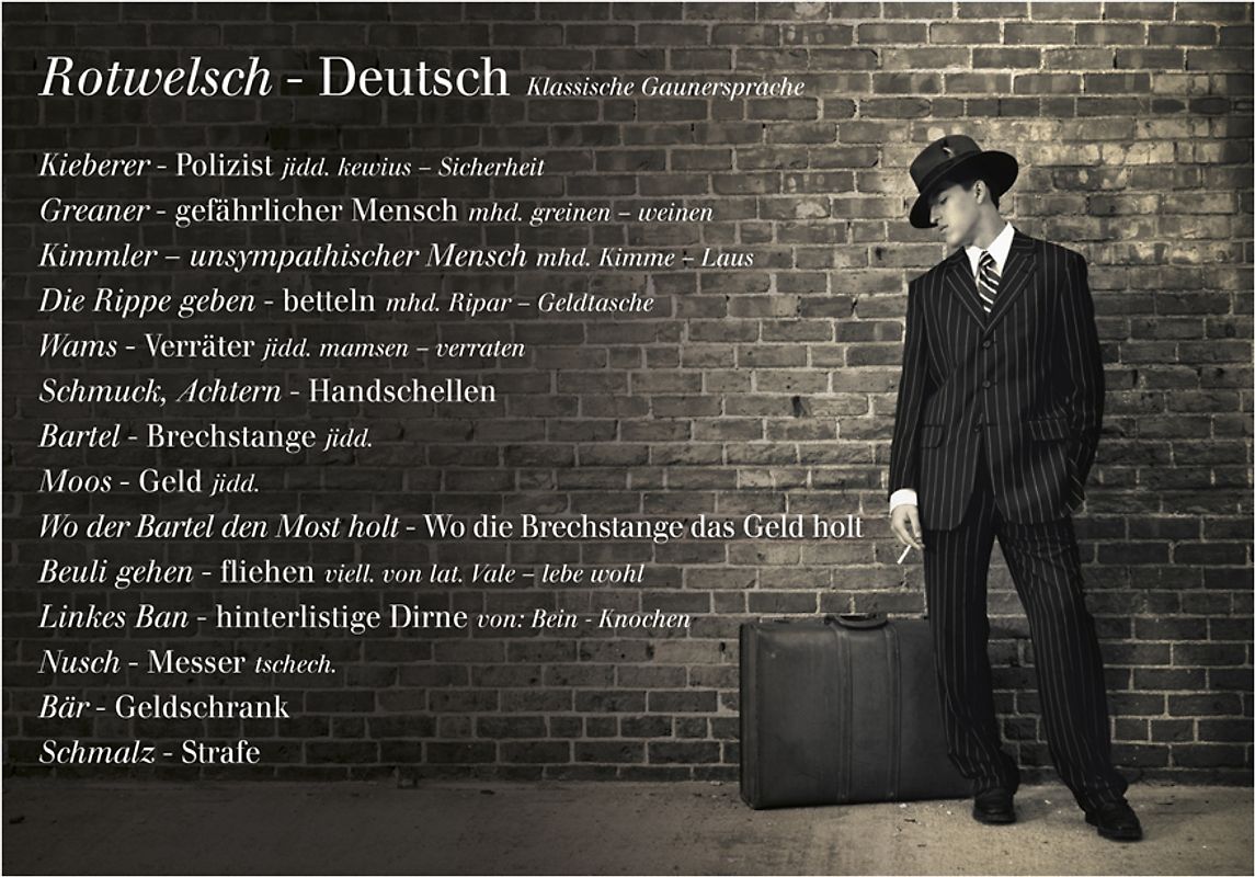 Rotwelsch - Deutsch (Klassische Gaunersprache)