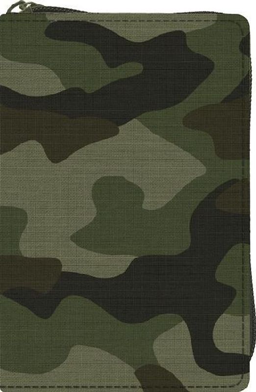 ESV Compact Bible (Canvas with Zipper, Camo Design)